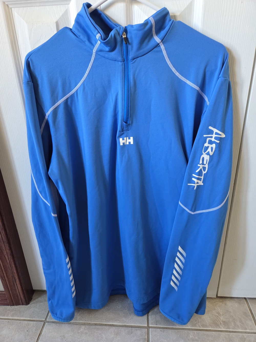 Helly Hansen Blue 1/4 Zip Performance Pullover